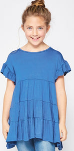 Baby Doll Ruffle Sleeve Tunic